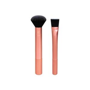 REAL TECHNIQUES FLAWLESS FACE MAKEUP BRUSH DUO SET